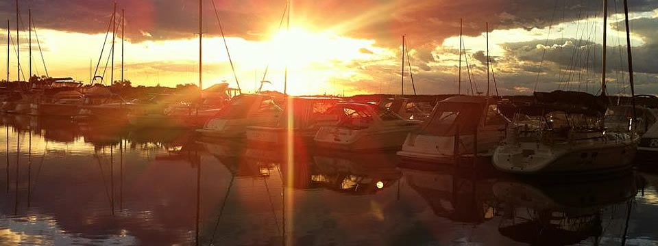 Sunrise at the Yacht Club